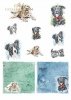 Papiery do scrapbookingu w zestawach - wesoła farma * Papers for scrapbooking in sets - a cheerful farm